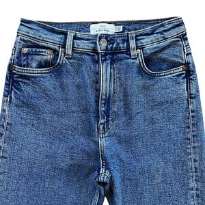 & OTHER STORIES High Rise Straight Jeans Size 27